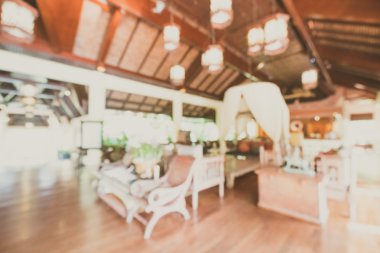 Otel lobisinde bulanıklık