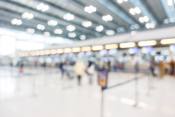 размытие интерьера аэропорта
