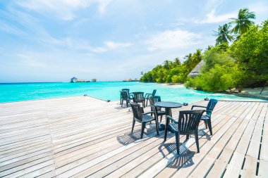 Güzel Maldivler ada