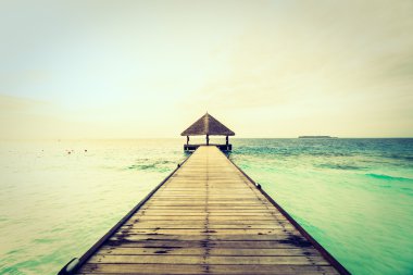 Güzel Maldivler ada