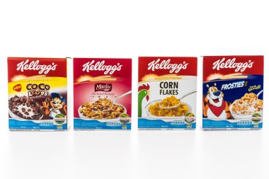 Mısır gevreği kutusu marka kelloggs