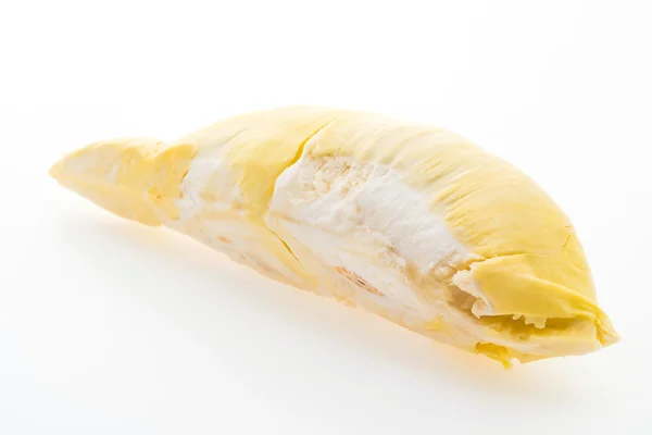 Fruto duriano sobre fondo blanco — Foto de Stock