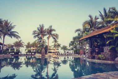 lüks Yüzme Havuzu Peyzaj