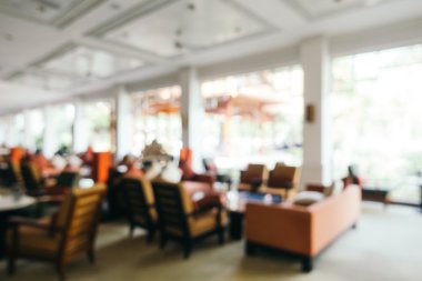 Otel lobisinde bulanıklık