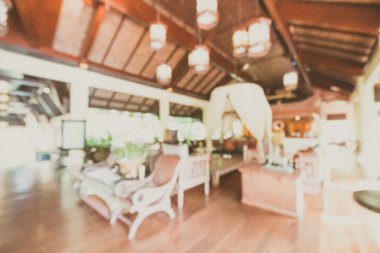 Otel lobisinde bulanıklık