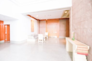 Otel lobisinde bulanıklık