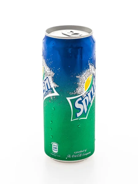 Bangkok, Thaiföld-március 13, 2015: sprite is izolált fikarcnyi — Stock Fotó