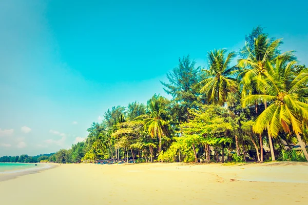 Belle plage tropicale et mer — Photo