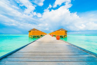 Güzel Maldivler ada