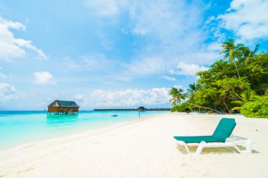 Güzel Maldivler ada