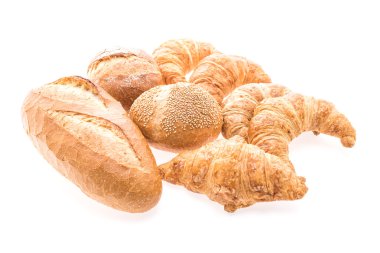 Fransız tereyağı kruvasan ekmek ve fırın