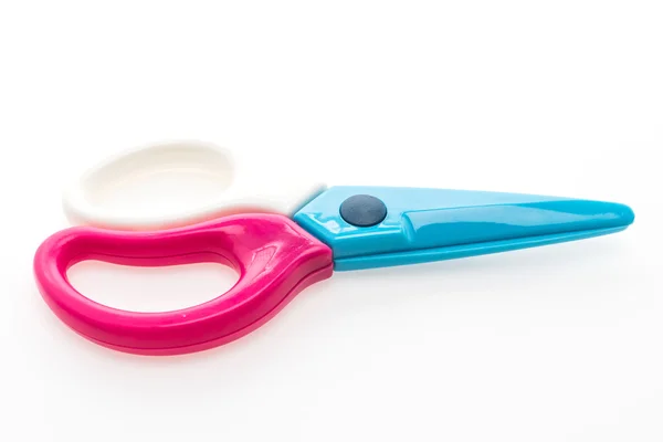 Kolorowe nożyce z tworzywa sztucznego — Zdjęcie stockowe
