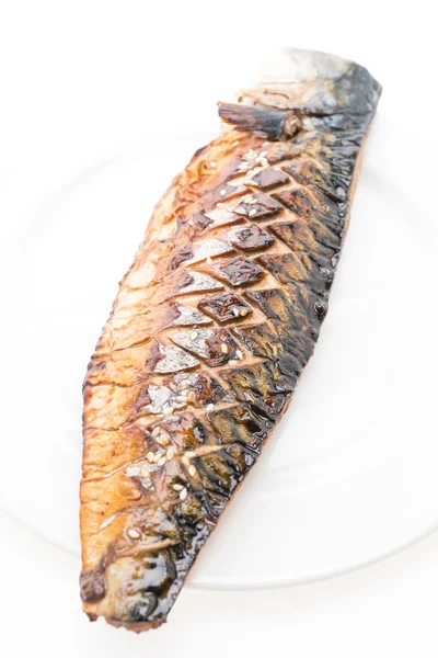 Ψάρι στη σχάρα saba — Φωτογραφία Αρχείου