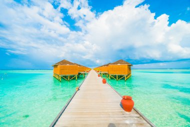 Güzel Maldivler ada