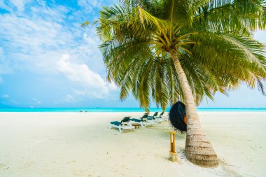 Güzel Maldivler ada