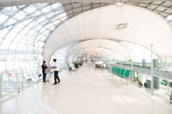 Abstract blur airport terminal interior — Stock Photo, Image