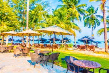 Güzel tropikal plaj ve deniz