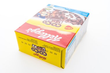 Mısır gevreği kutusu marka kelloggs