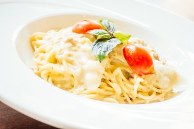 lezzetli spagetti carbonara