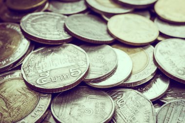 madeni para dokular üzerinde odak noktası