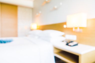 Soyut bulanıklık yatak odası