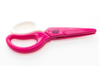 Renkli plastik makas