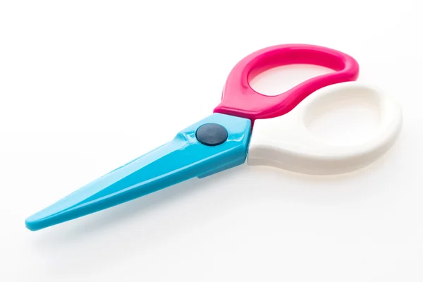 Colorful plastic scissors — Stock Photo, Image