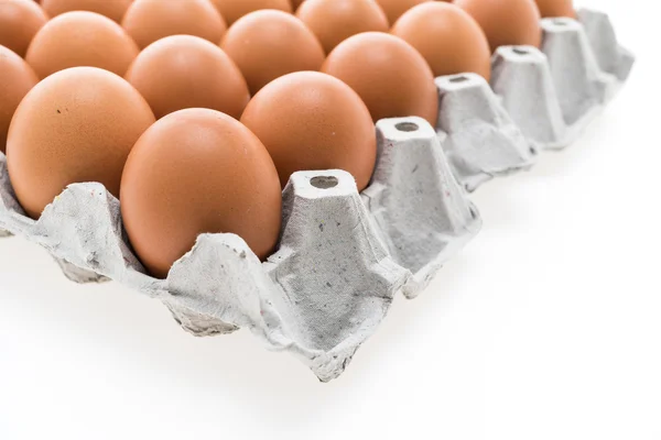 Eggs pack in carton box — Stock Photo, Image