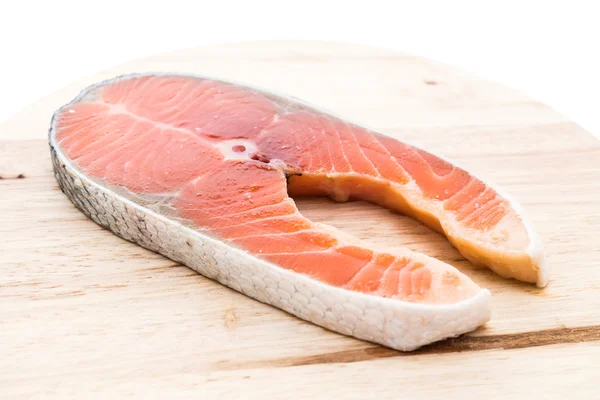 Raw fresh salmon meat — Stock Photo, Image