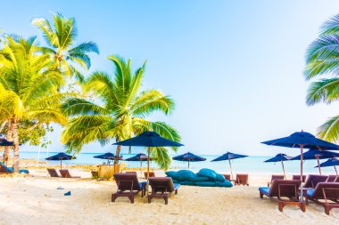 Güzel tropikal plaj 