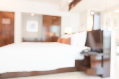 Soyut bulanıklık yatak odası