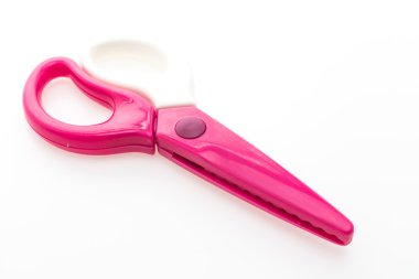 plastik renkli makas