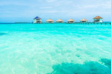 Güzel tropikal Maldivler resort