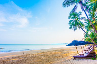 Güzel tropikal plaj 