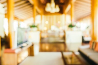 Otel lobisinde bulanıklık