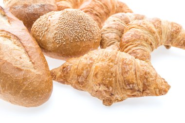 Fransız tereyağı kruvasan ekmek ve fırın