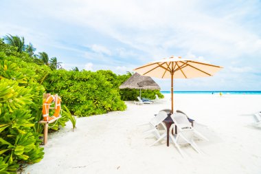 Güzel tropikal plaj 