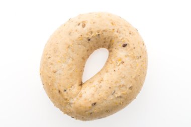 ekmek beyaz arkaplanda