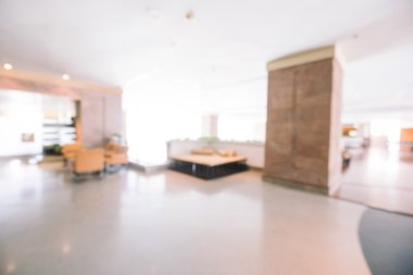 Otel lobisinde bulanıklık