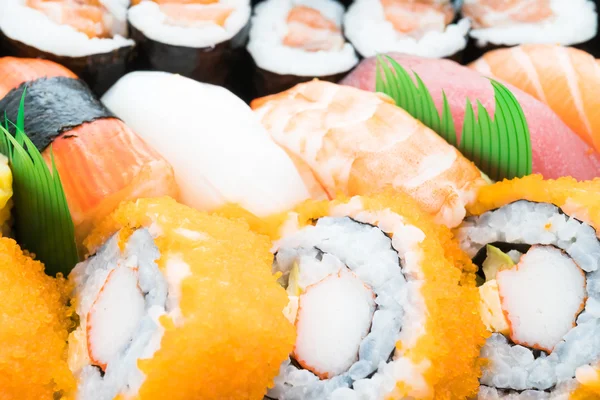 Skaldjur sushi japansk mat stil — Stockfoto
