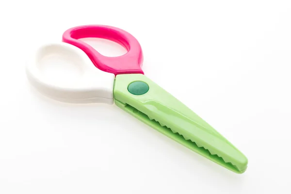 Plastic Colorful scissors — Stock Photo, Image