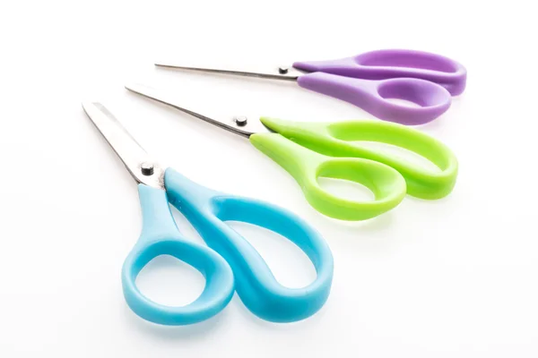 Plastic Colorful scissors — Stock Photo, Image