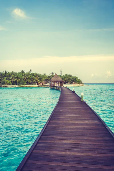 Güzel tropikal Maldivler resort