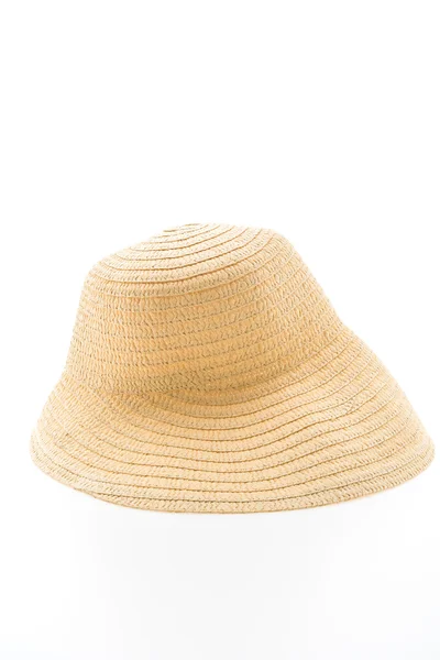 Γυναίκα παραλία καπέλο — Φωτογραφία Αρχείου