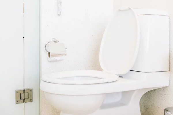 Vit wc-stolen — Stockfoto