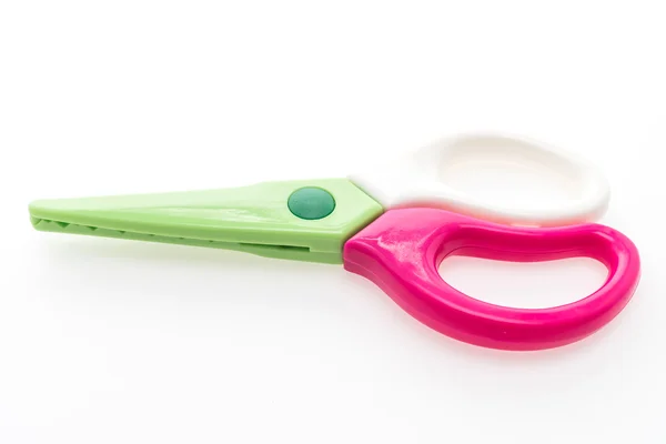 Plastic Colorful scissors — Stock Photo, Image