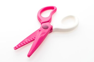 plastik renkli makas