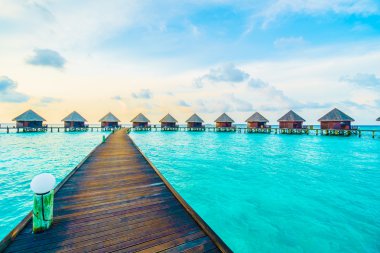Güzel tropikal Maldivler resort