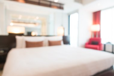 Soyut bulanıklık yatak odası