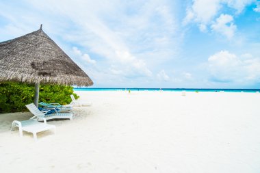 Güzel tropikal plaj 